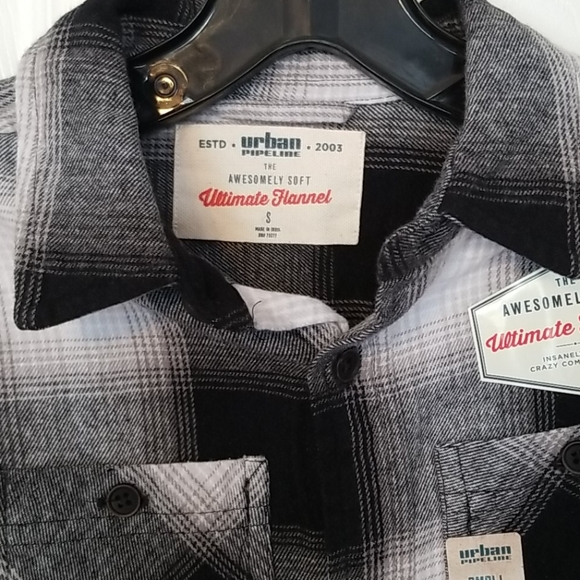 Ultimate Flannel- black/white - Picture 2 of 6